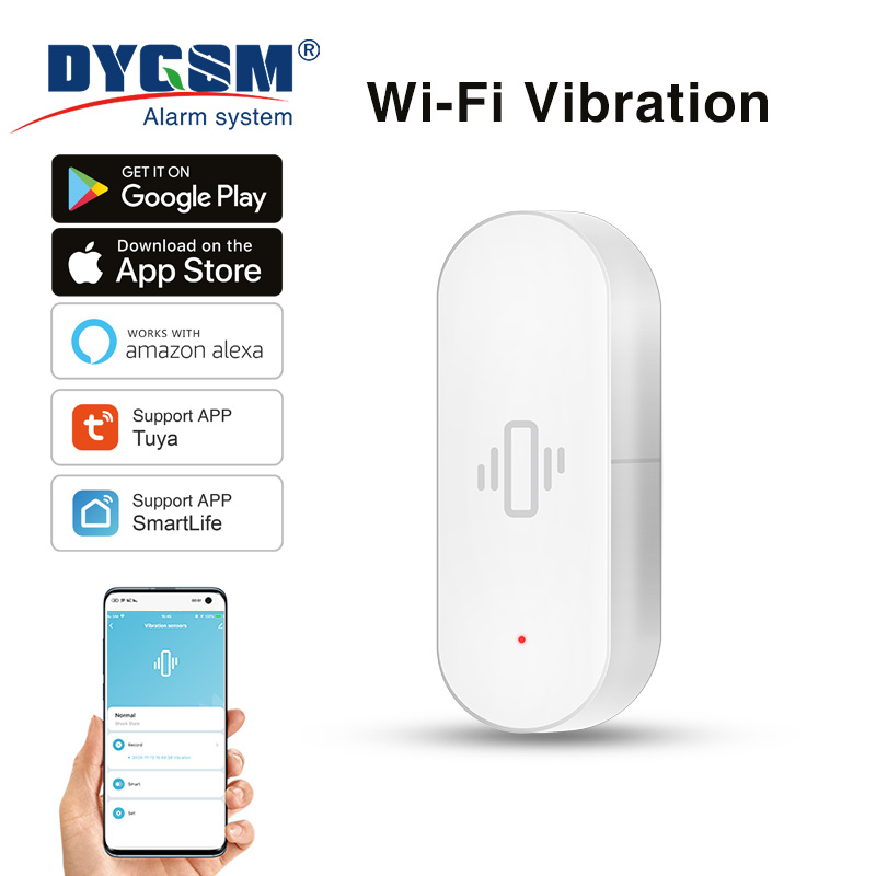 Home Assistant Tuya - Tuya WiFi Vibration Sensor, Sensitive Detection,