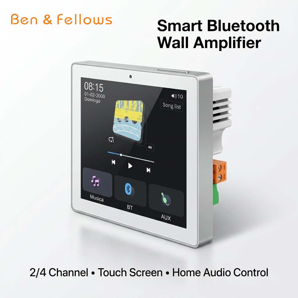 Tuya 4 Channel - Tuya Smart Home Bluetooth Wall Amplifier