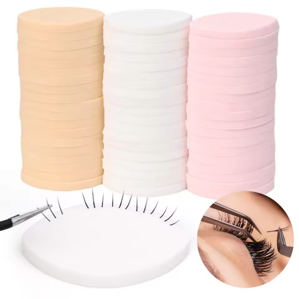 Tasmota - 100/20pcs Reusable False Eyelash Pads Sponge