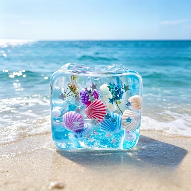 Shelly - Ocean Style Embedded Shell Slow Rising