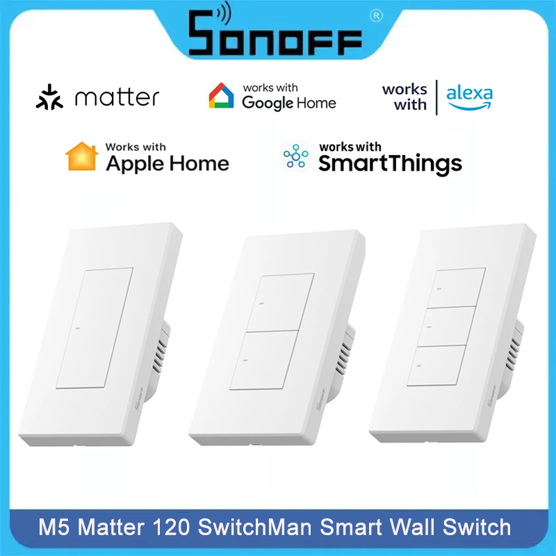 Sonoff - SONOFF M5 Matter Smart Wall Switch