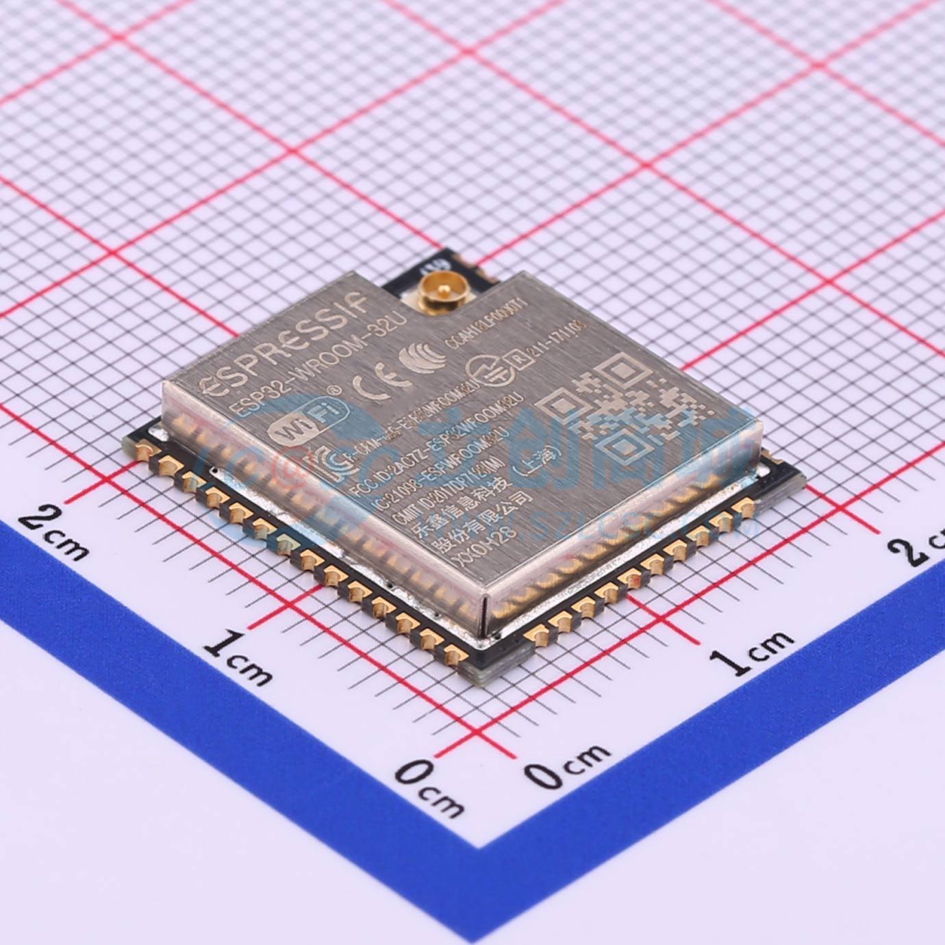 Smart Home Module Iot - 3pcs ESP32-WROOM-32U-N16 SMD 19.2x18mm ESP32-DOWD Bluetooth4.2