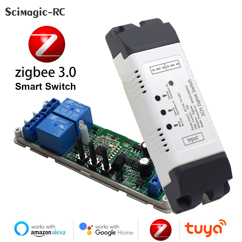 Tuya 4 Channel - Tuya Zigbee Remote Control Smart Switch1ch