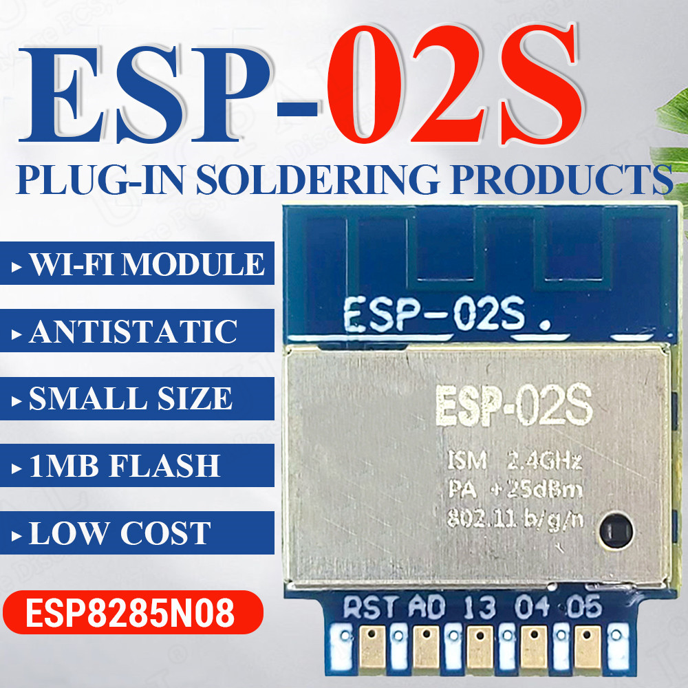 Smart Home Module Iot - ESP-02S Serial Wireless 2.4G Wifi Module