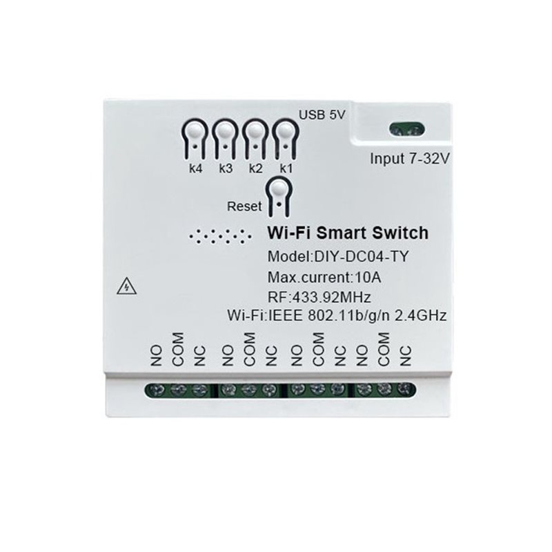 Tuya 4 Channel - Reliable-Tuya Wifi 4 Channel Smart Switch