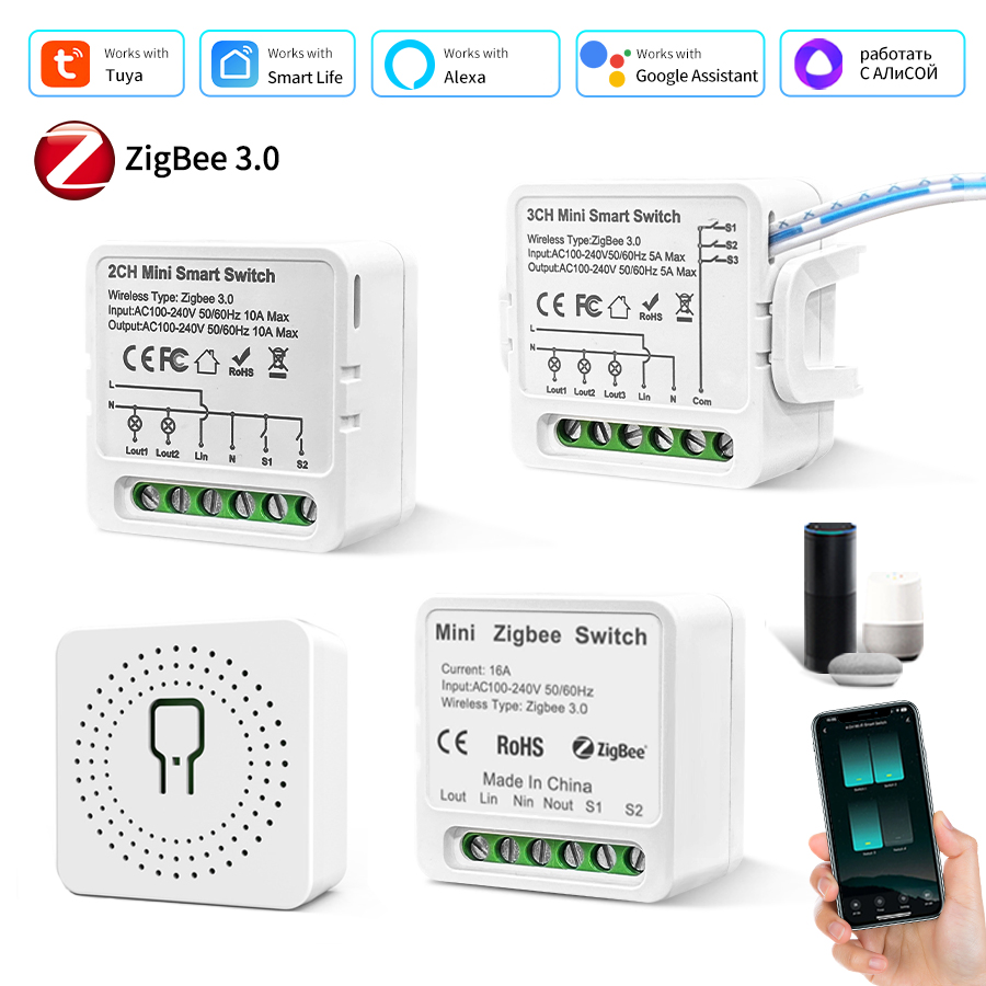 Smart Relay Tuya - Tuya Smart ZigBee Switch Smart Life
