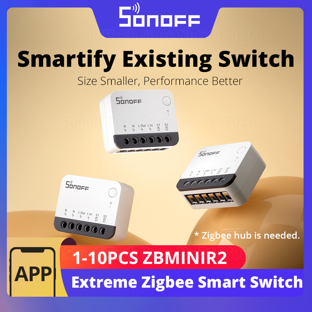 SONOFF ZBMINIR2 Zigbee Smart S - Sonoff Mini R4 review and price