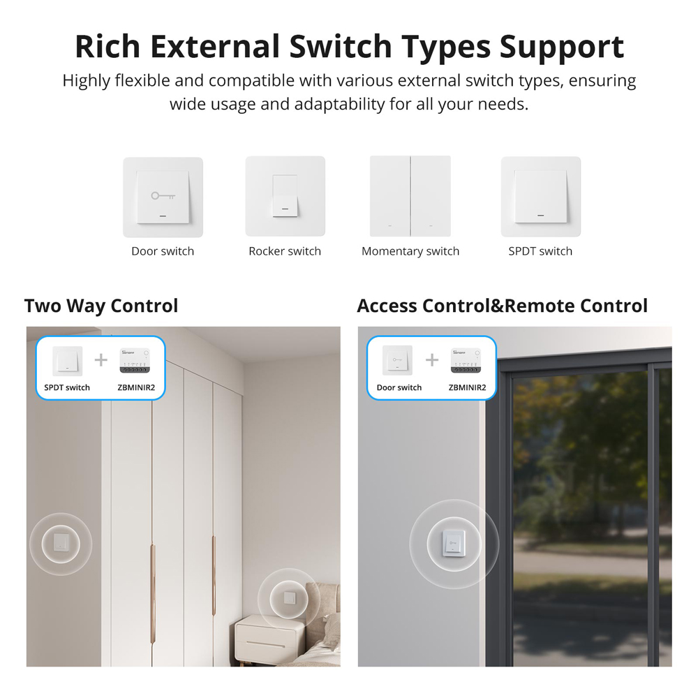 SONOFF ZBMINIR2 Zigbee Smart S - Sonoff Mini R4 review and price