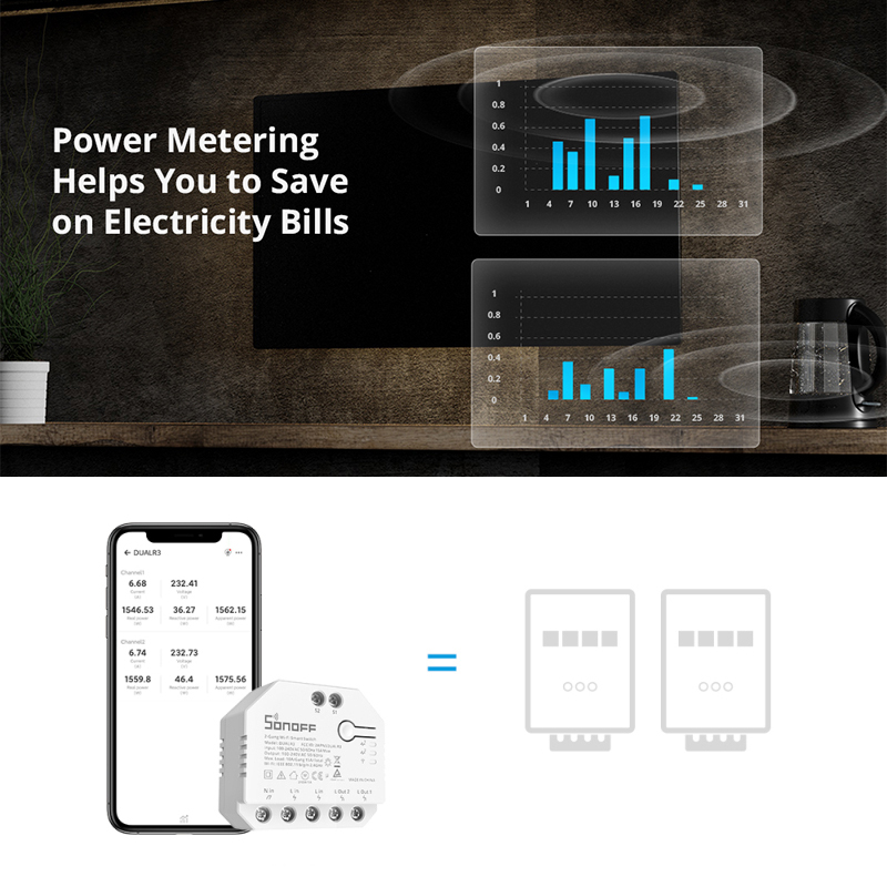SONOFF DUAL R3 Wifi Smart Rela - Sonoff review and price