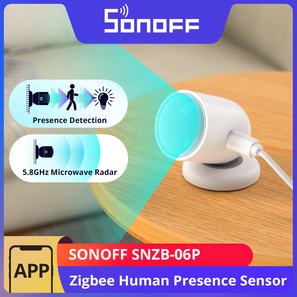 SONOFF SNZB-06P Zigbee Human P - Sonoff Mini R4 review and price