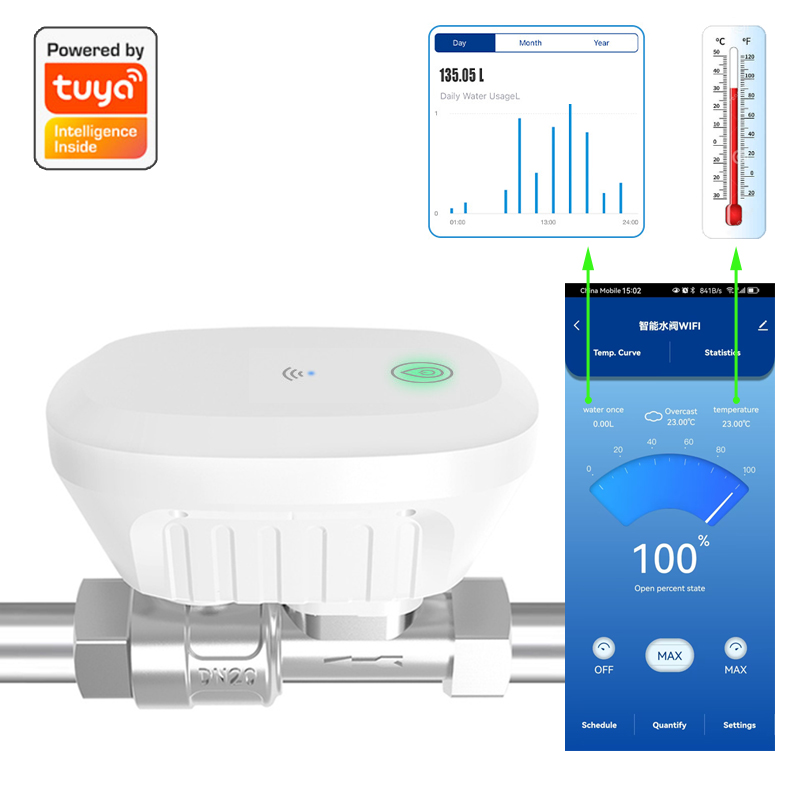 Smart WiFi Valve Meter Water F - Home Assistant Tuya review and price