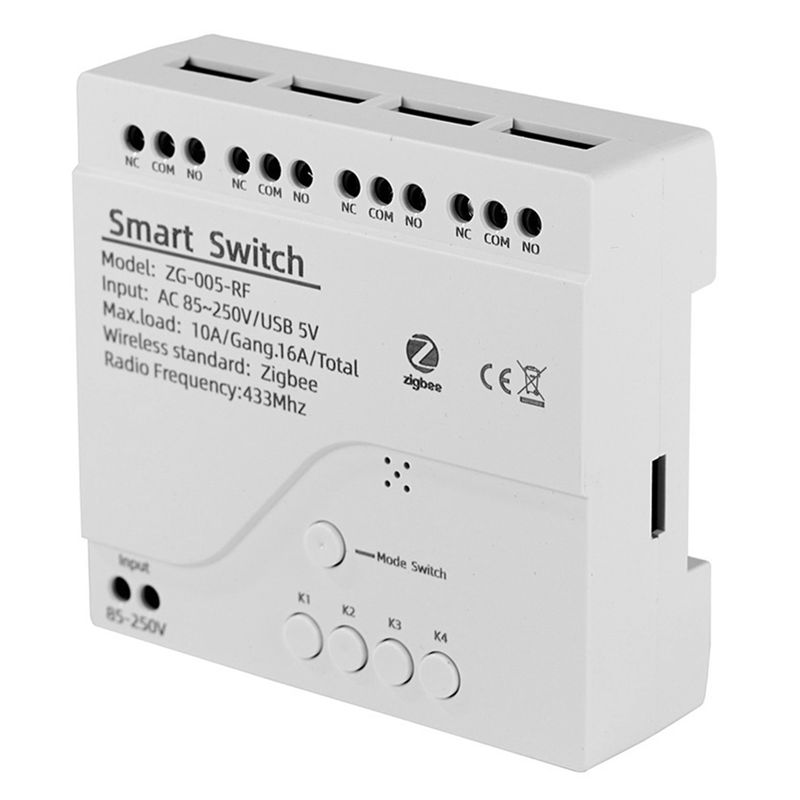 [NEWA08R】 4 Channels Tuya Zigb - Smart Relay Tuya review and price