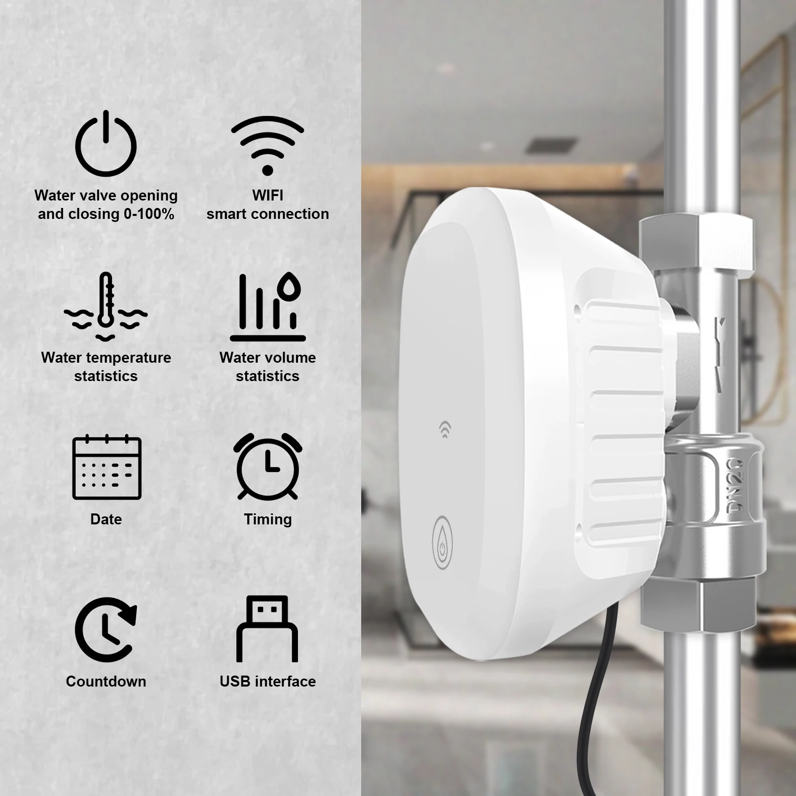 Water Valve WiFi Smart Control - Home Assistant Tuya review and price