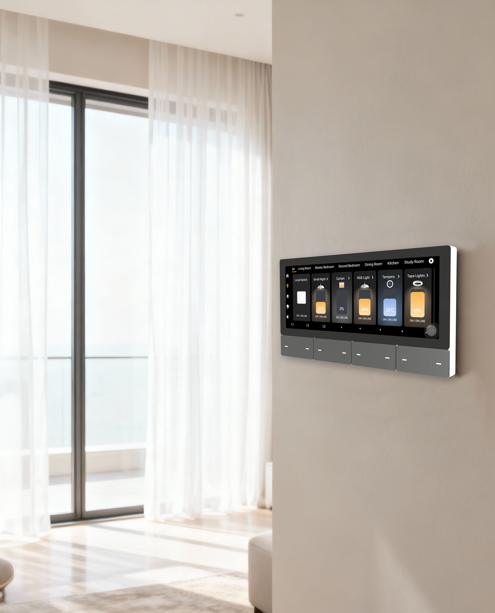 F5 Tuya UK Touch Screen Music  - Tuya Smart review and price