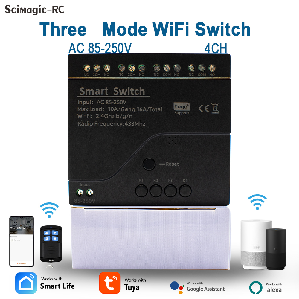 4CH WiFi Relay Module Tuya Sma - Tuya 4 Channel review and price