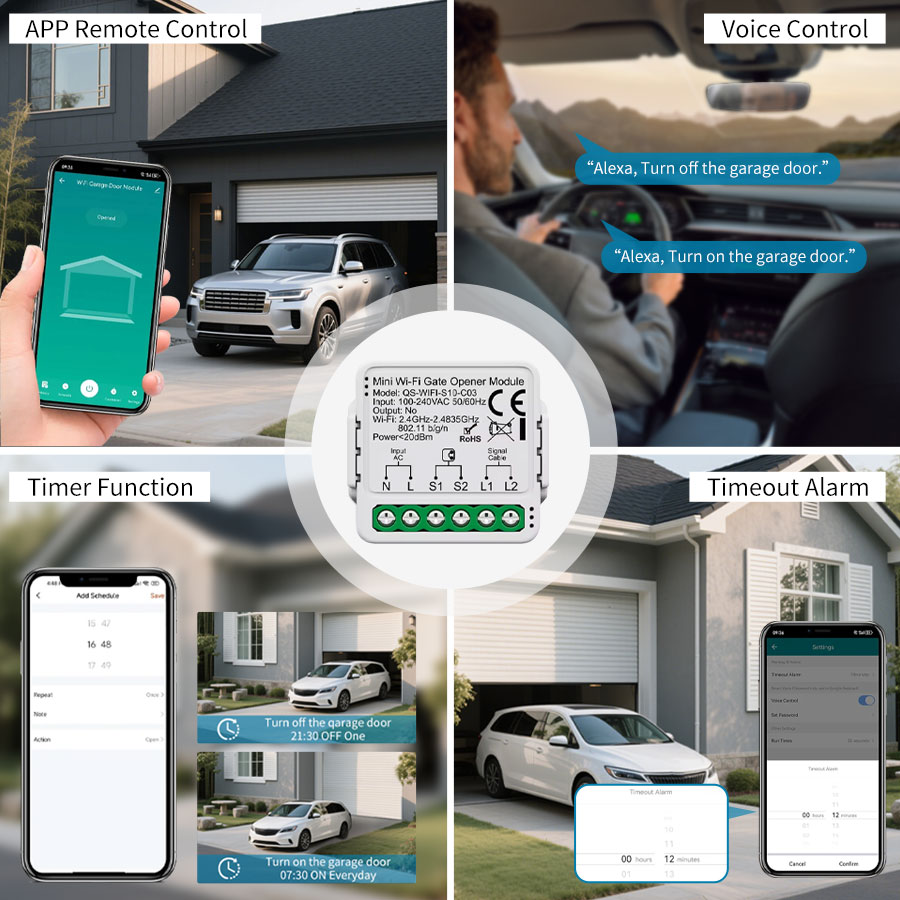 Tuya Smart WiFi or Zigbee Gara - Smart Relay Tuya review and price