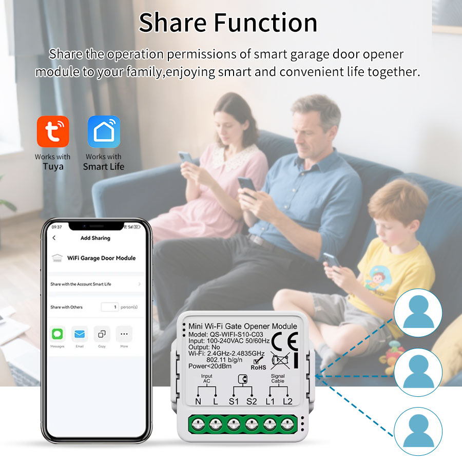 Tuya Smart WiFi or Zigbee Gara - Smart Relay Tuya review and price