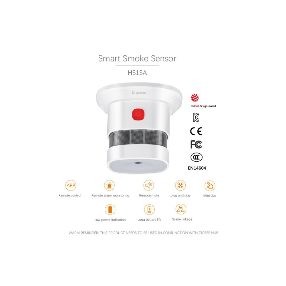 Tuya Smart Zigbee Smoke Detect - Home Assistant Tuya review and price