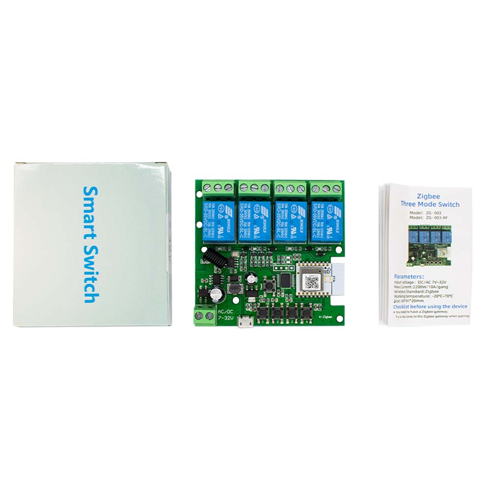4CH Zigbee 3.0 Smart Home Rela - Tuya 4 Channel review and price