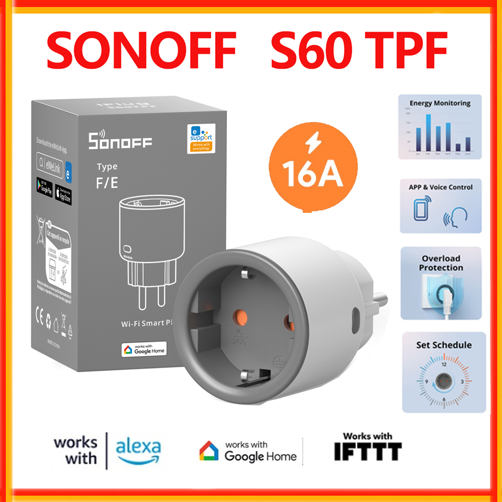 SONOFF S60 TPF EU Wifi Smart P - Sonoff Mini R4 review and price
