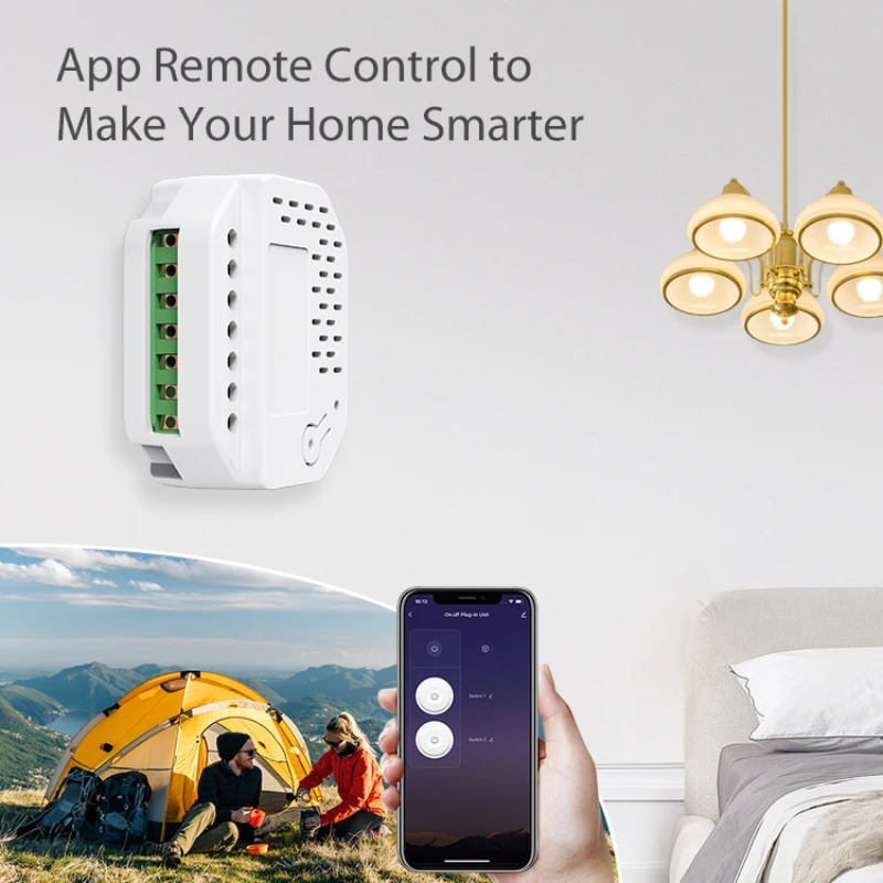Matter Light Switch Module 2Ga - Smart Relay Tuya review and price