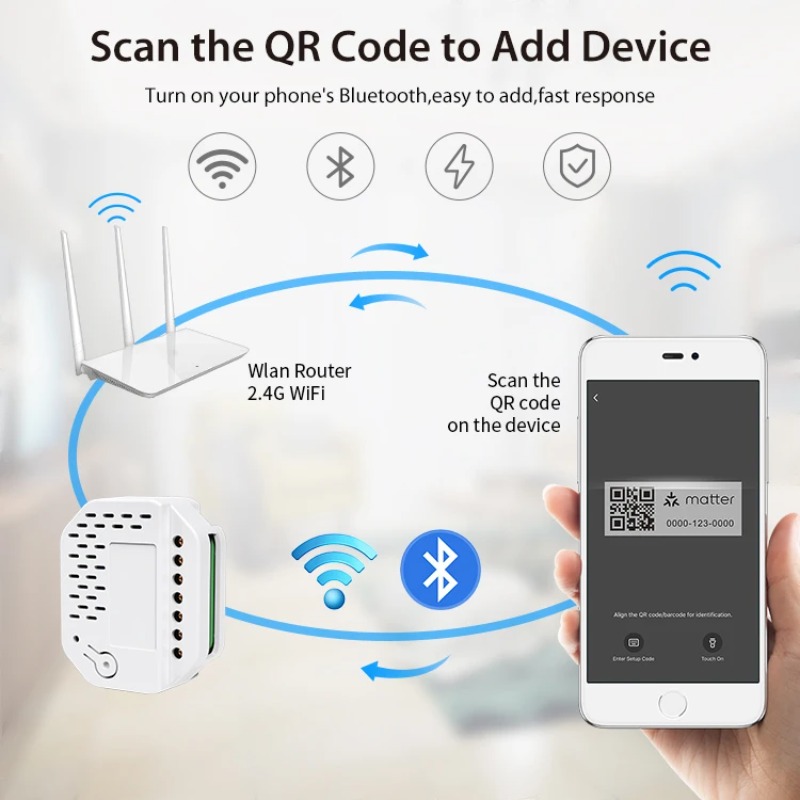 Matter Light Switch Module 2Ga - Smart Relay Tuya review and price