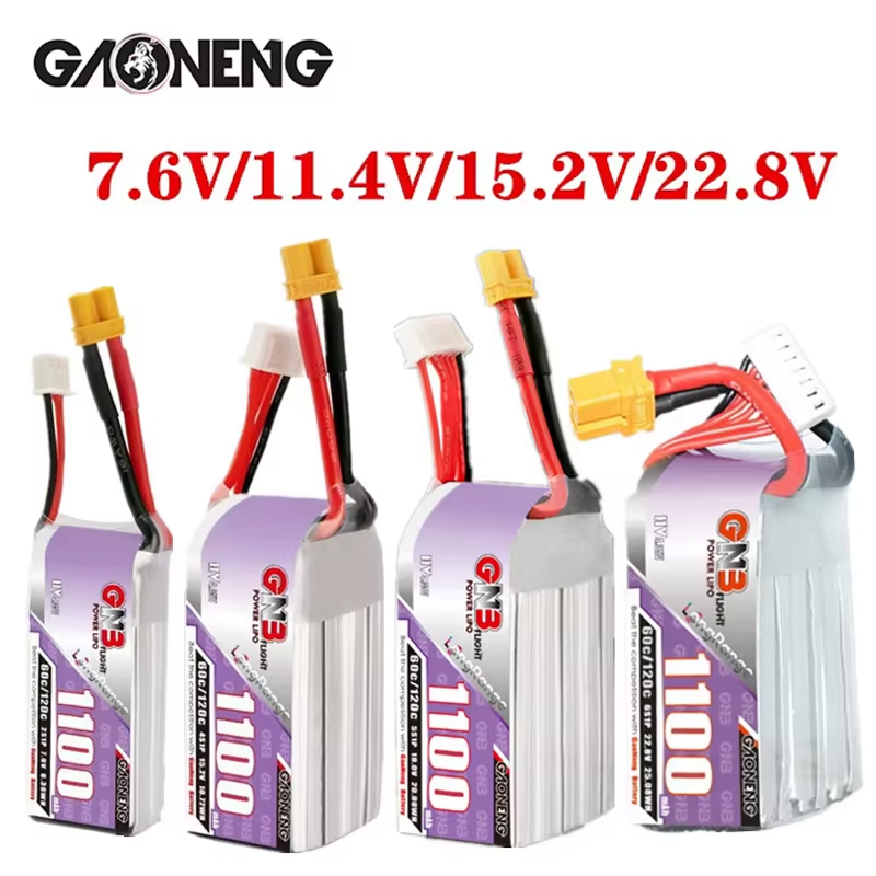 GNB 1100mAh 2S 3S 4S 6S 60C/12 - Shelly Plug review and price
