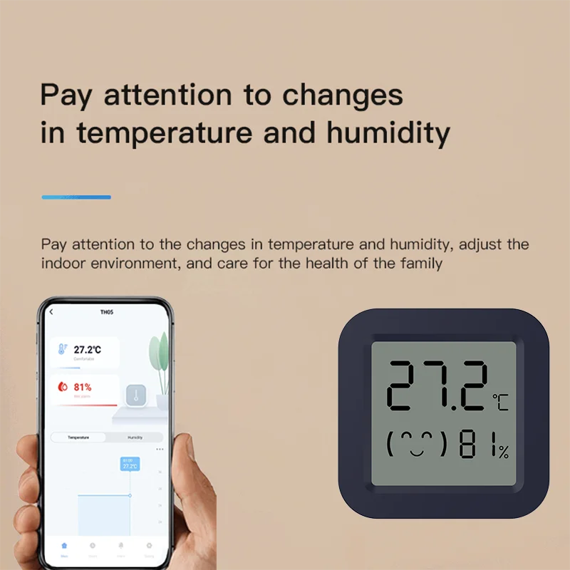 Mini Smart Thermometer Hygrome - Tuya Smart review and price
