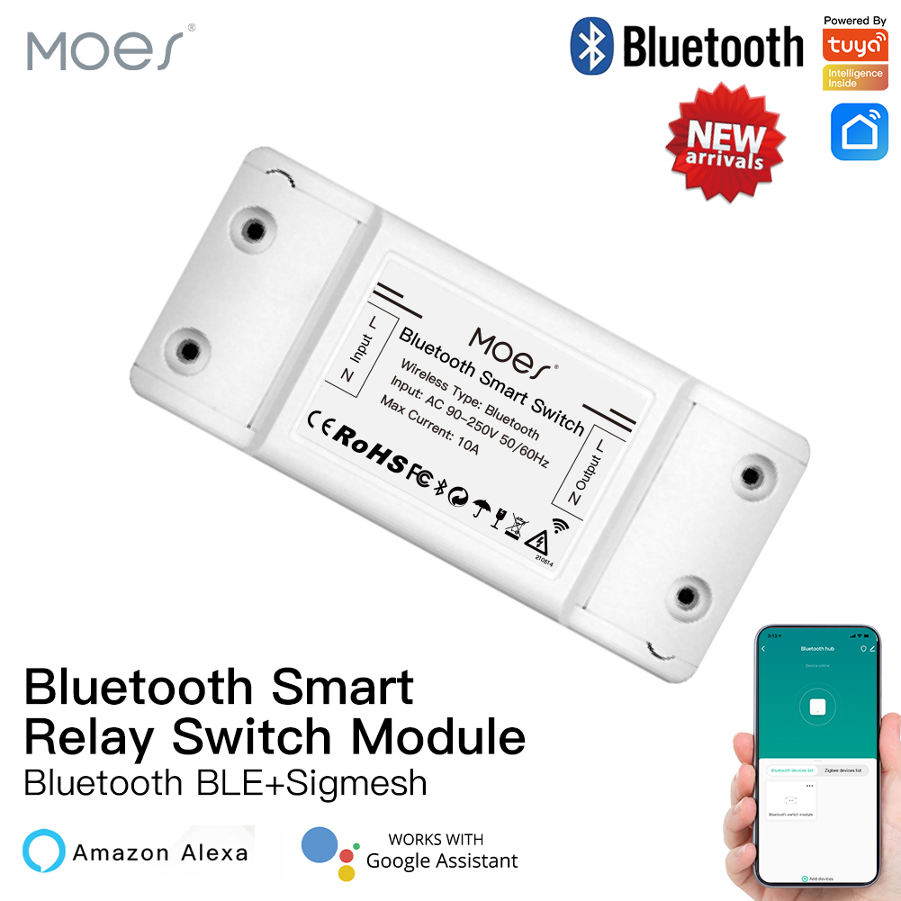 MOES Bluetooth Smart Switch Re - Smart Relay Tuya review and price