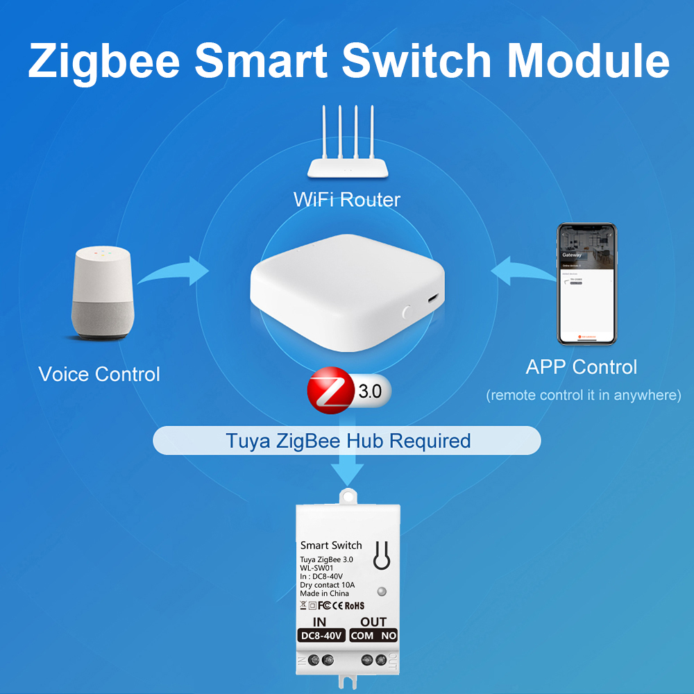 Tuya ZigBee Smart Switch Modul - Smart Relay Tuya review and price