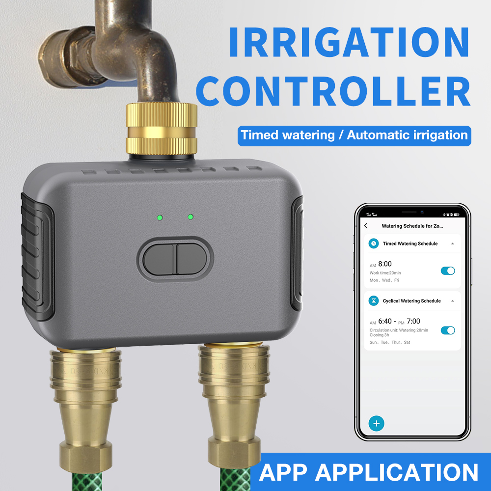 Tuya 2 Zone Watering Timer Gar - Tuya Smart review and price