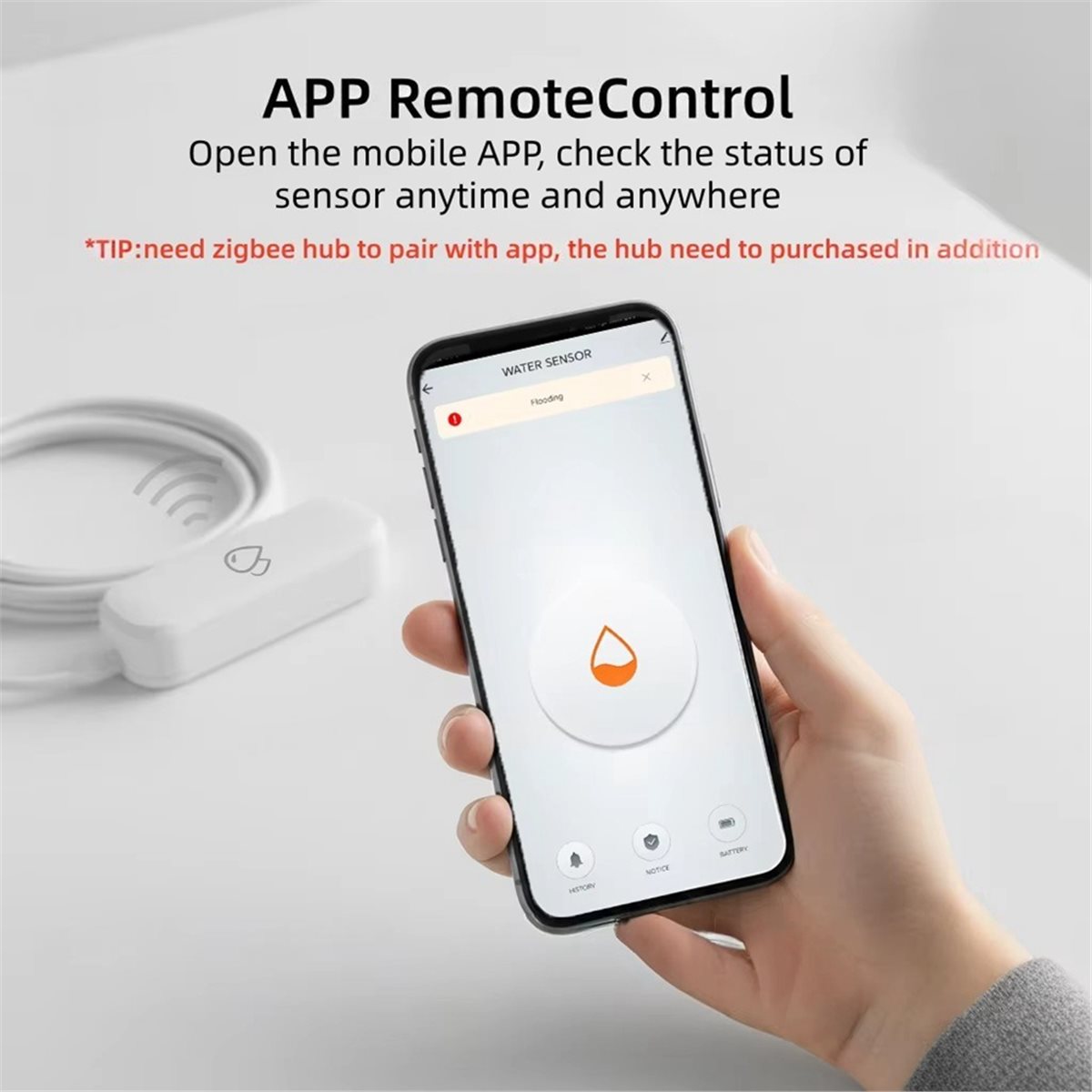 Compatible ZigBee Water Leak S - Tuya Smart review and price